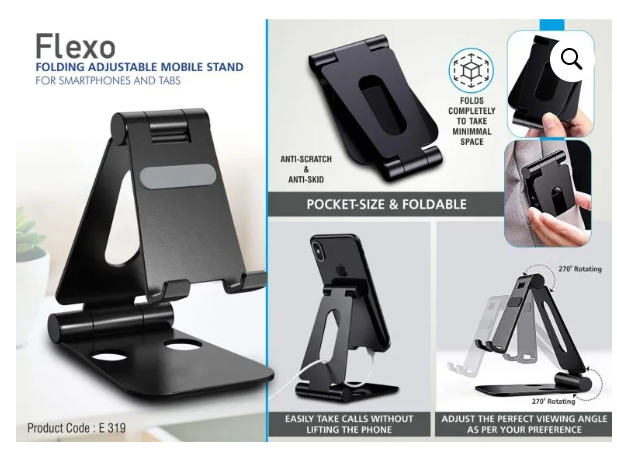 Buy Portronics Modesk Flex Mini All Metal Body Mobile Stand